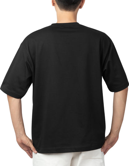 Oversized plain cotton white t-shirt